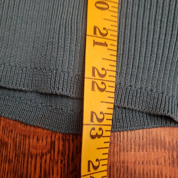 Coldwater Creek Silk Blend Mock Turtleneck Ribbed Sweater - Picture 8 of 8